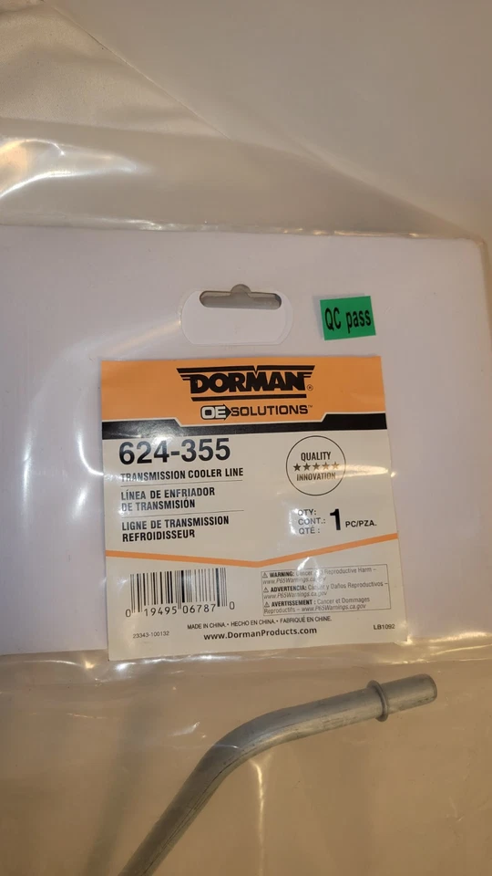 Dorman 624-355 Transmission Oil Cooler Line For 97-01 Jeep Cherokee Foto 4 de 4