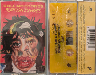 The Rolling Stones - Foreign Tongues Limited Yellow Cassette NEU OVP