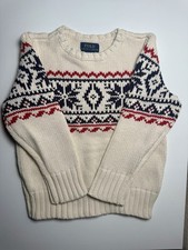 Polo Ralph Lauren Kids Knit Sweater Rare Design Size 5 Unisex