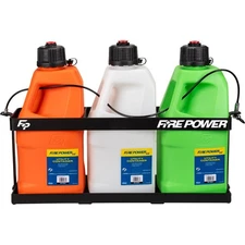 Fire Power Black 5 Gallon Utility Triple Jug Rack 300-10293