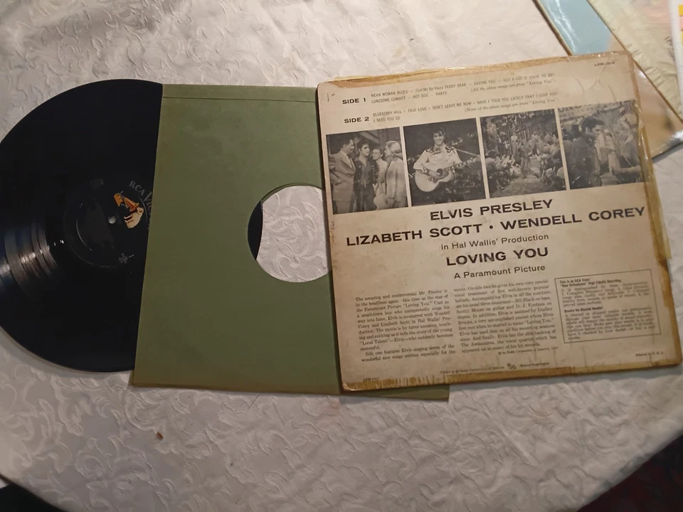 Elvis Presley – Loving You LP RCA Victor LPM-1515 USA 1957Description :Vinyle - Photo 3/4