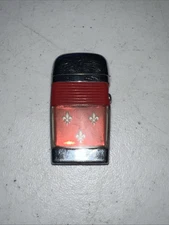 Vintage Scripto Vu FLEUR DE LIS Lighter 1957 Needs Work