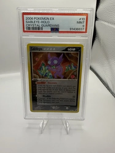 2006 POKEMON EX CRYSTAL GUARDIANS #10 SABLEYE-HOLO PSA 9
