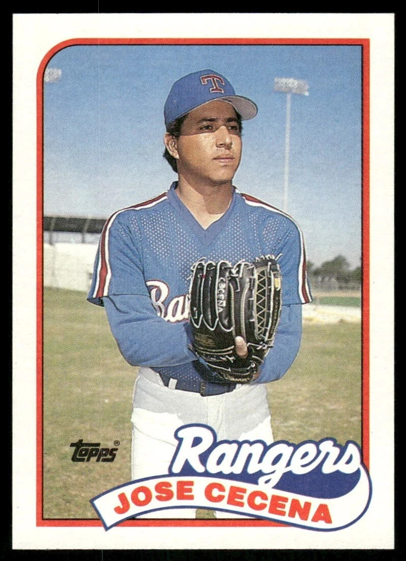 1989 TOPPS Card #683 ⚾ JOSE CECENA, Texas Rangers ⚾