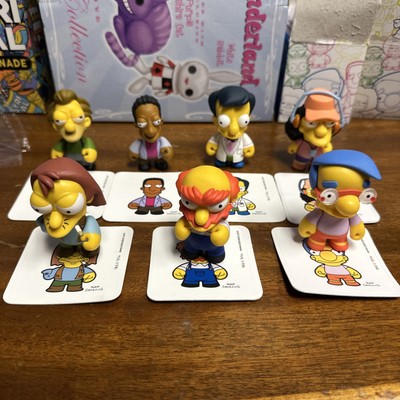 2010 Kidrobot 3'' The Simpsons Series 2 Lot Of 7 With Cards Rare Dr. Nick Art Toy