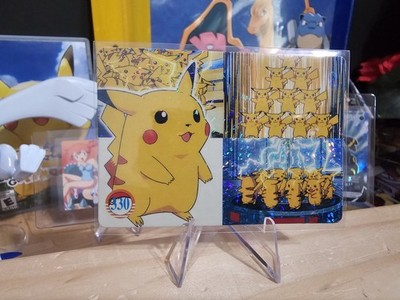 1999 Vintage Pocket Monsters Vending Prism - Pikachu Bonanza Pika Power #330