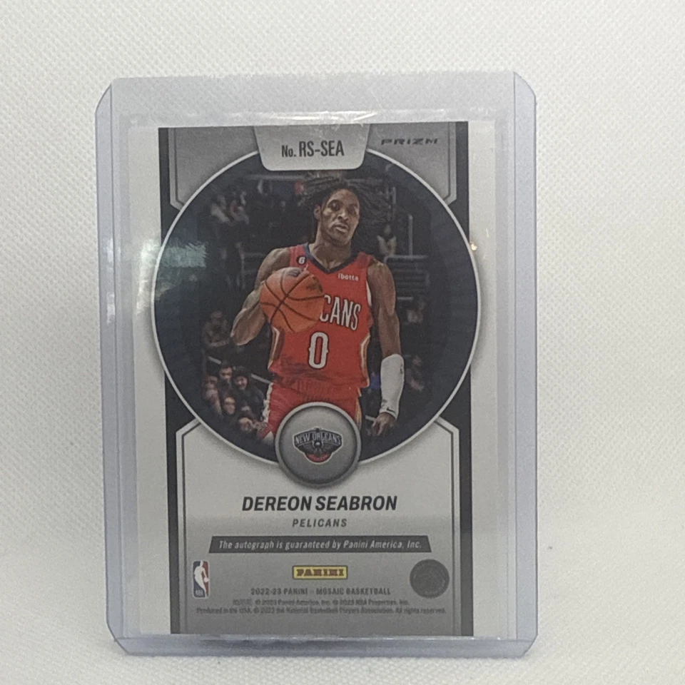 2022-23 Panini Mosaic - Rookie Scripts Dereon Seabron #RS-SEA (AU, RC) - Image 2 of 2
