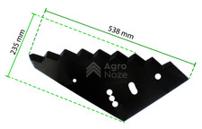 Sano, Mayer, Siloking kurzes Messer mit Hartmetall für Futtermischwagen