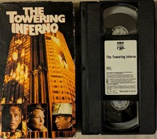 VHS THE TOWERING INFERNO 1974 PAUL NEWMAN STE...