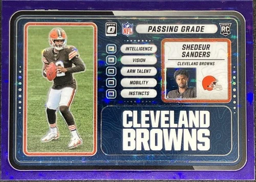 2025 Optic Shedeur Sanders Purple Stars (Raw)