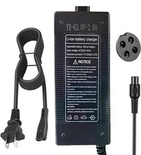 63V 4-Pin Charger for Segway Ninebot S, MiniPRO, S-MAX, GoKart PRO One S2
