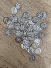 Tube of 50 Mercury Dimes MIXED DATES All Readable 90% Silver   Lot #2