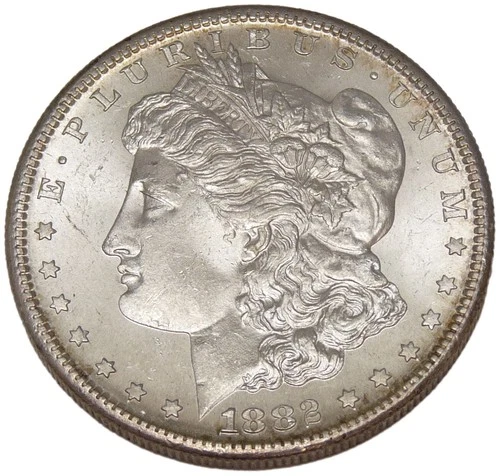 1882-S Morgan Silver Dollar San Francisco Mint BU Brilliant Uncirculated