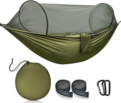 Camping Hängematte mit Moskitonetz Hammock Outdoor Wandern Reisehängematte