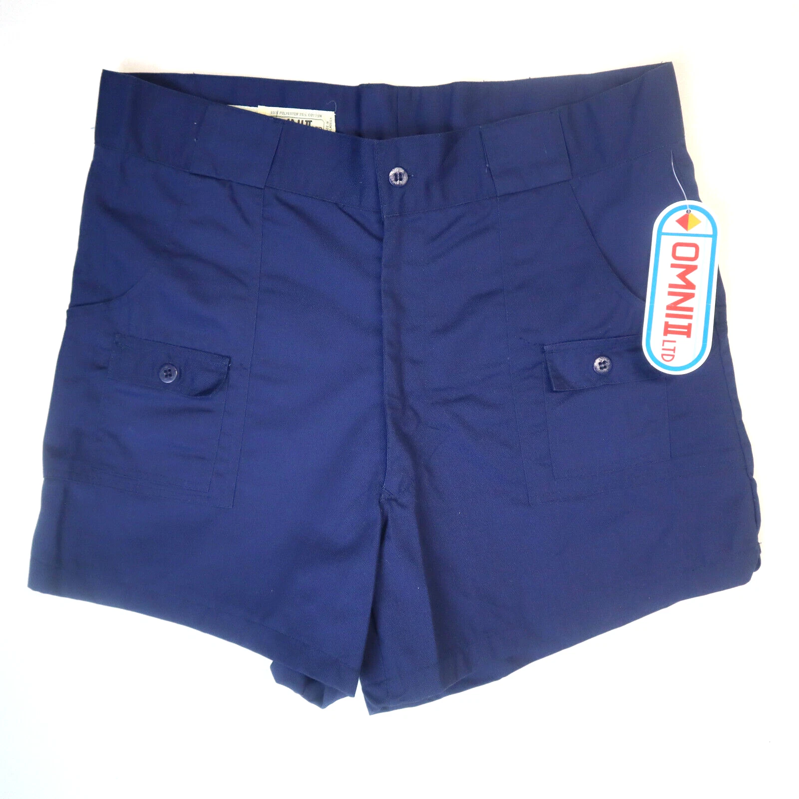 NWT* Vintage Omni II LTD Navy Blue Cargo/Work Shorts - Style 925 - Size 38