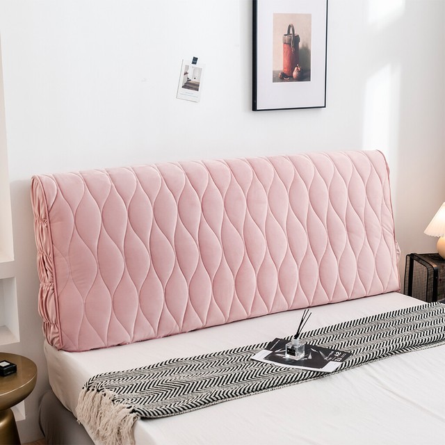 Luxury Thicken Quilted Headboard Cover Soft Bed Head Back Protector