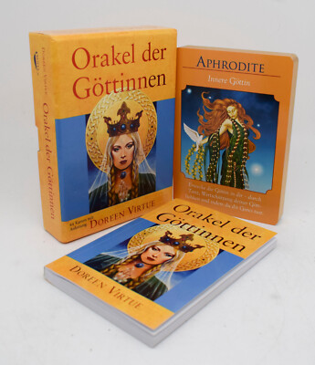 Doreen Virtue - Orakel der Göttinnen - Buch und 44 Orakelkarten | sehr gut