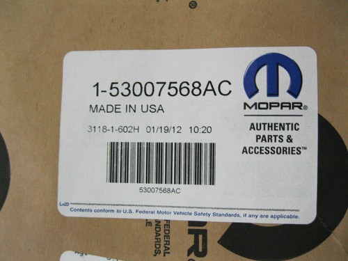 92-06 Jeep Wrangler Cherokee 4.0L Oil Seal Pan Gasket Mopar OEM New - Picture 3 of 5