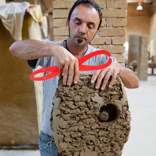 Pottery Callipers Clay Caliper Tool Model Measuring Measurement Red Sculpture - Bild 3 von 12