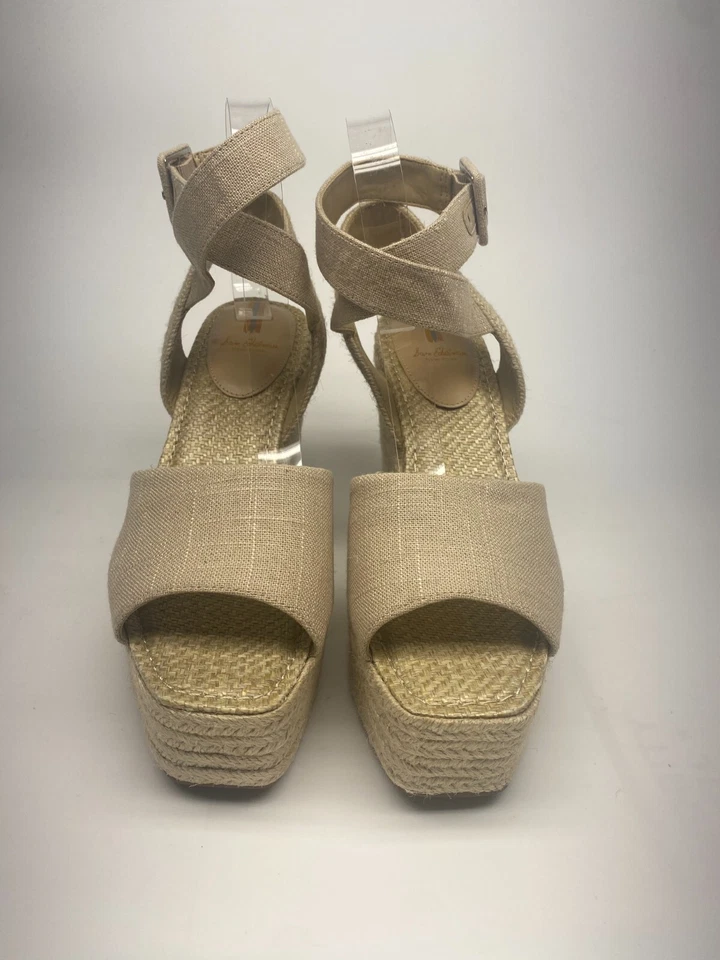 Sandalia de cuña alpargata natural Sam Edelman Vada para mujer talla 10 Foto 3 de 4