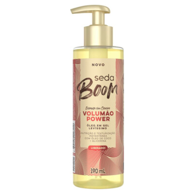 Seda - Boom - Volumao Power - Oleo em Gel Levissimo 190Ml - (Oil in Gel 6.4FlOz)