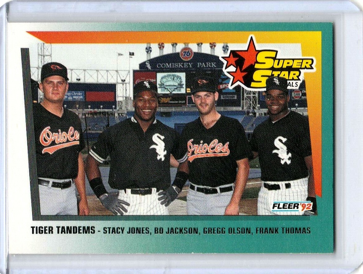 希少 貴重 BURTON FLproject 48 1998年 初代モデル 1992 Fleer Stacy Jones Bo Jackson Gregg Olson Frank Thomas