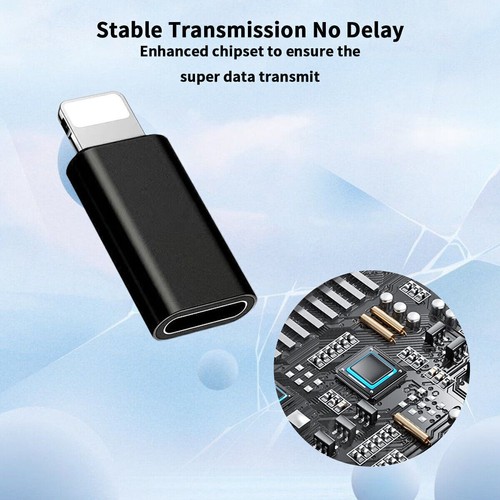 Adaptateur OTG Type C vers 8 Broches pour iPhone iPad Appareils iOS Connecteur de Données Convertisseur - Photo 8 sur 12