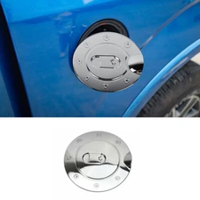 Chrome Exterior Filler Fuel Door Tank Gas Cap Cover Trim For Ford F150 2004-2008