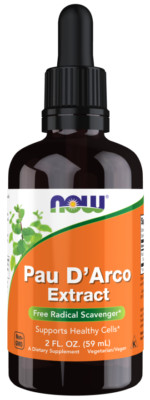 NOW Foods Pau D'Arco Extrakt flüssig 59 ml, Atemfunktion
