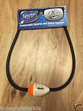 BRAND NEW NECKZ FLOATING BALSA WOOD FLOATZ SUNGLASS STRAP BLACK WITH ORANGE