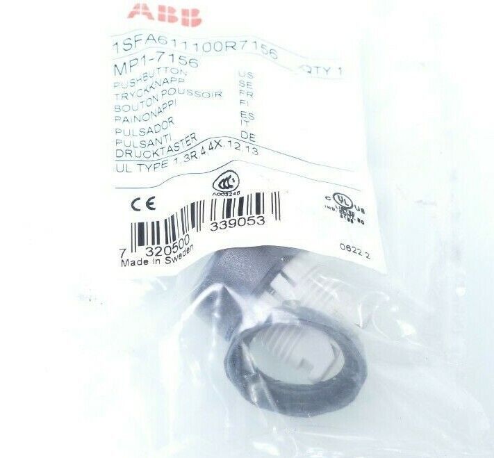ABB MP1-7156 Push Button | 1SFA6111R7156