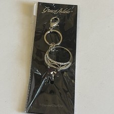 Grace Adele Bling Purple Ring Purse Clip On Accessory Nwt