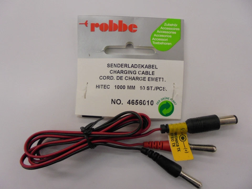 Robbe Senderladekabel Hitec 10er Packung 1000 mm - 4656010 - Image 2 of 2
