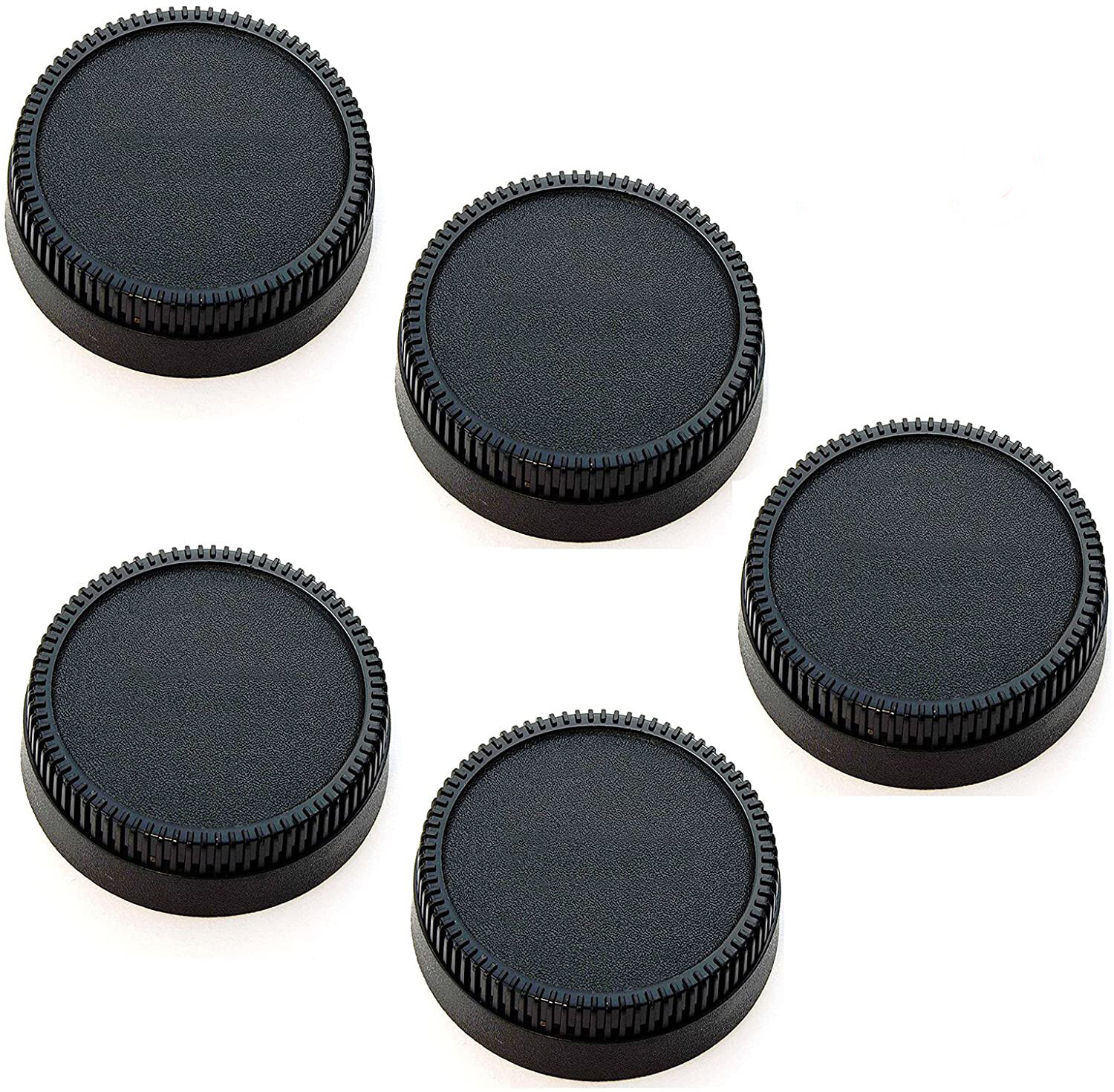 5 TAPPI TAPPO POSTERIORE PER OBIETTIVO COMPATIBILE CON NIKON AF EF AI LF-1 LENS