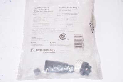 NEW Hirschmann 933 139-100-1 ELKA 4012 PG7 Cable Socket 