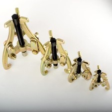 4pc 3-jaw Gear Puller Set - 3 4 6 8 Removal Tool For Gears Etc.