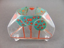 Glas Schale Entwurf Ludwig Hohlwein für Theresienthal zugeschrieben