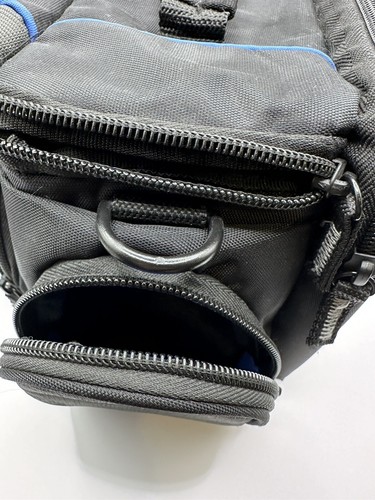 Case Logic Camera Soft Bag Case Black/Blue Nylon Zippered bag - Blue Interior - Picture 8 of 9