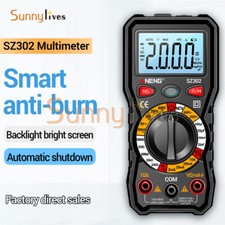 High Accuracy Digital Multimeter Professional Auto Voltmeter Ammeter AC DC NCV