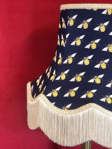 Manchester Bees Lampshades To Match Cushion Covers Curtains Duvets Quilts Blinds - Picture 3 of 5
