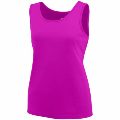 Augusta Sportswear Ladies 100% Polyester Wicking Knit Training Tank 1705 XS-2XL