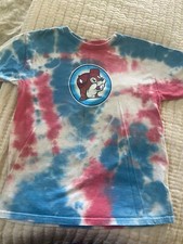 Buc-ees 4th of July tshirt youth medium red white blue freedom fireworks