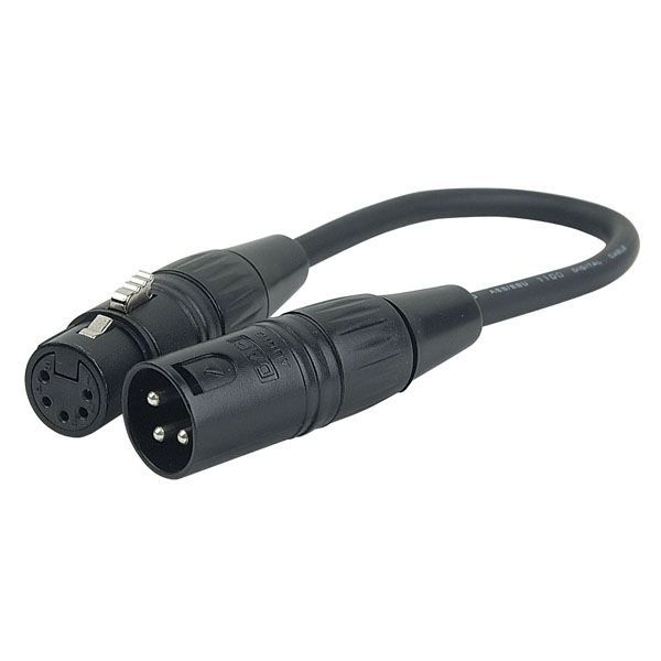 DAP ADATTATORE DA XLR 3poli M A XLR 5poli F -  FLA37