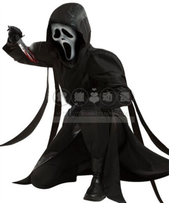 The Ghost Face Cosplay Halloween Costume Set Cos Devil Face