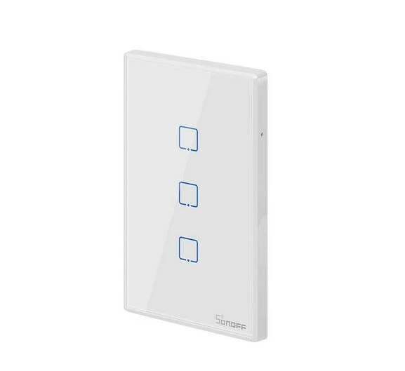 SONOFF 3Gang Smart WiFi Wall Light Timing Switch APP Remote Control W2T4 - Image 2 of 4