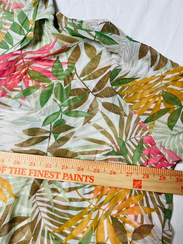 Cathy Daniels Sheer Open Cardigan 3X Coastal Palm Beachy tropical 3/4 Sleeves - Picture 5 of 7