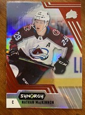 20-21 UD Synergy Hockey Red 27 Nathan MacKinnon