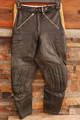 パンツ Cross design leather attachment pants Motocross Leather Pants : LeatherCult: Genuine Custom