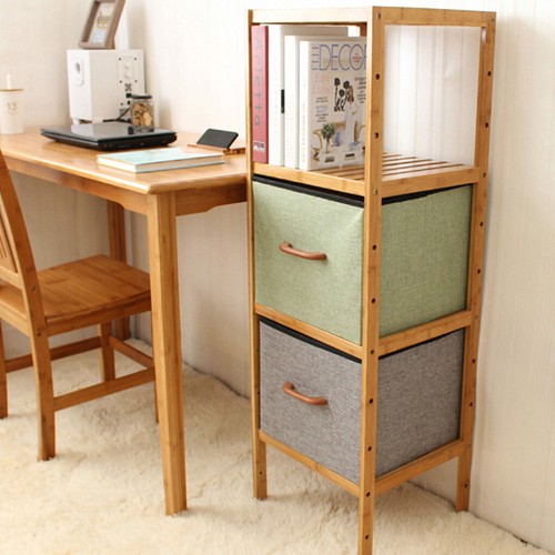 Wooden Bamboo Shelf Stand Book Plant Display Storage Cabinet Towels Holder Unit - Picture 6 of 9
