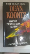 Dean Koontz – 3 Complete Novels – Lightning, Face Of Fear, Vision 1993 HC DJ